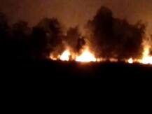 कानपुर: आंधी में आग ने लिया विकराल रूप, जलकर खाक हुई गेहूं की 400 बीघे फसल