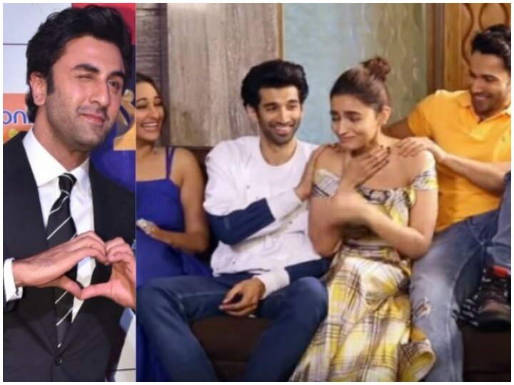 Alia Bhatt mistakenly Calls varun dhawan as ranbir and than get completely shy becomes oops moment VIDEO: वरुण धवन का नाम भूलकर आलिया भट्ट ने बुलाया रणबीर, और फिर हो गईं शर्म से लाल