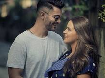 कैमरे के आगे पति की बांहों में इस तरह खोई नजर आई नेहा धूपिया, देखें तस्वीरें