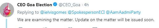 गोवा: AAP नेता का दावा, मॉक पोलिंग में BJP को पड़े 9 वोट, गिनती में आए 17 वोट, गोवा चुनाव आयोग ने दिया ये जवाब