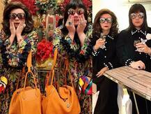 मैचिंग के कपड़े पहनने के कारण मशहूर हुए ये मां-बेटे, देखें तस्वीरें