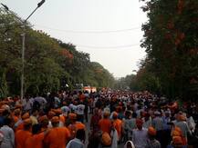 वाराणसी में पीएम मोदी का मेगा शो: जहां तक नजर जाती है, बस भीड़ नजर आती है