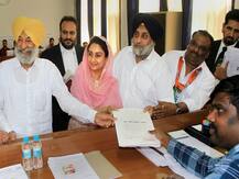 अकाली दल प्रमुख सुखबीर बादल और उनकी पत्नी हरसिमरत कौर के पास 115.95 करोड़ रुपये की संपत्ति