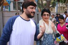 Election 2019: पति के साथ वोट डालने पहुंची एक्ट्रेस सोनाली बेंद्रे, देखें तस्वीरें