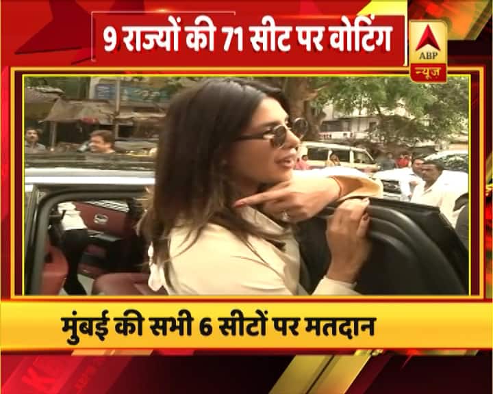 आज मुंबई की 6 सीटों पर वोटिंग, प्रियंका चोपड़ा, रेखा और रवि किशन ने डाला वोट