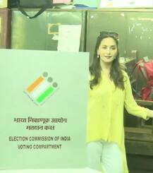 तस्वीरें: जब वोट देने जमीं पर उतरे सितारे- अजय-आमिर, माधुरी-रेखा सहित सभी ने दिखाया जोश