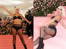 ब्लैक बिकिनी में मेट गाला में कहर ढाती दिखी लेडी गागा, देखें तस्वीरें