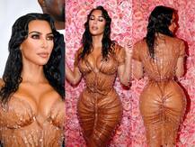 वेट लुक में मेट गाला इवेंट में किम कर्दाशियां ने ढहाया कहर, देखें तस्वीरें