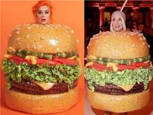 इस हसीना ने मेट गाला इवेंट में हैमबर्गर बन किया सबको आकर्षित, देखें तस्वीरें