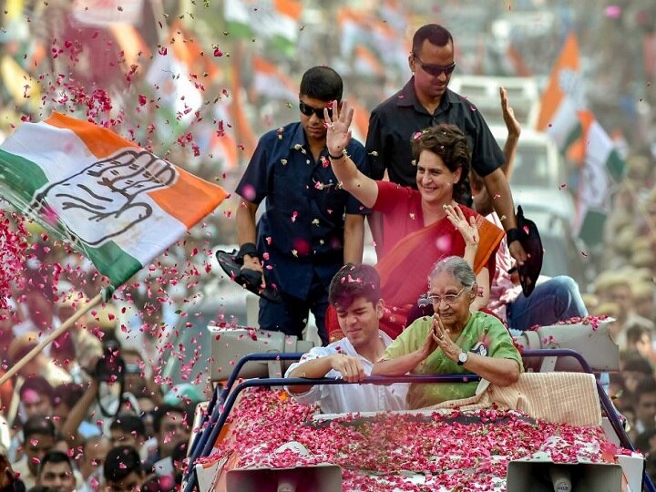 lok sabha election 2019 priyanka gandhi roadshow in varanasi वाराणसी में प्रियंका गांधी का रोड शो आज, काशी विश्वनाथ के दर्शन भी करेंगी