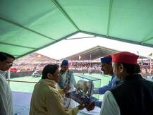 आज़मगढ़: मायावती और अखिलेश ने साधा बीजेपी पर निशाना, कही ये बड़ी बातें