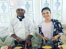 होटल में अपने बच्चों के लिए खाना बनाती नजर आईं सनी लियोनी, तस्वीर हुई वायरल