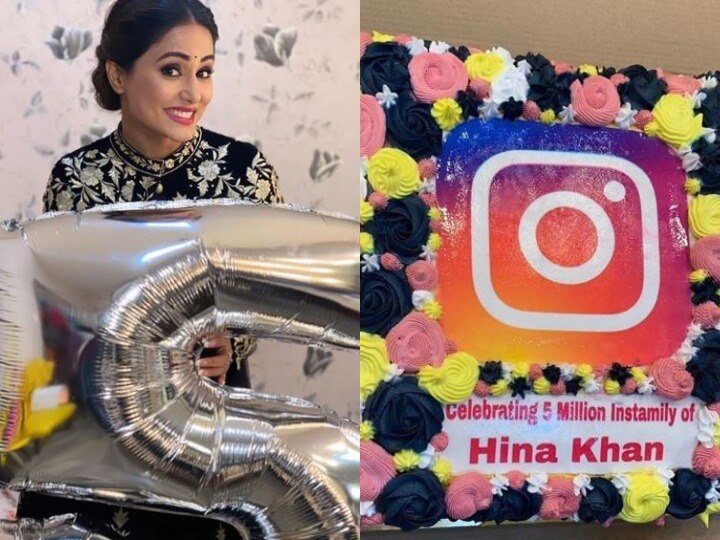 Hina Khan's Followers figure crosses 5 million on Instagram इंस्टाग्राम पर हिना खान के फॉलोअर्स का आंकड़ा 5 मिलियन के पार, इस अंदाज में मनाया जश्न