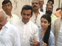 गौतम गंभीर ने डाला वोट, पूर्वी दिल्ली से आतिशी, अरविंदर के खिलाफ मैदान में हैं