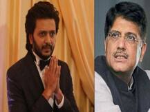 पीयूष गोयल के बयान पर रितेश देशमुख ने दिया जवाब, कहा- आपने सवाल पूछने में देर कर दी