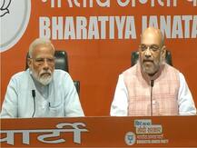 प्रेस कॉन्फ्रेंस में पीएम मोदी ने किया सत्ता में वापसी का दावा, अमित शाह ने दिए सवालों के जवाब