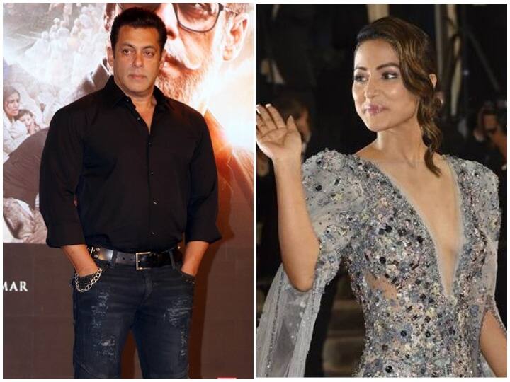 Salman Khan's defense of Hina Khan became a subject of joke about taking part in cannas कान्स में हिस्सा लेने को लेकर मजाक का विषय बनीं हिना खान के बचाव में उतरे सलमान