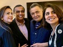 न्यूयॉर्क में ऋषि कपूर से मिलने पहुंचे मुकेश अंबानी, नीतू ने तस्वीर शेयर कर कहा-हमें भी है आपसे प्यार