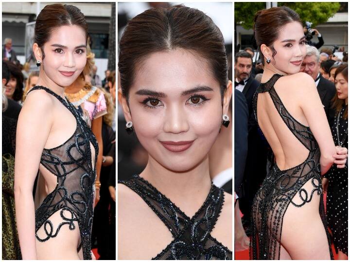वियतनाम की मॉडल Ngoc Trinh कान्स फिल्म फेस्टिवल के रेड कार्पेट पर बेहद बोल्ड अंदाज में पहुंचीं. Ngoc के पहुंचते ही सभी की नजरें उनपर थम गईं. (Photo: Getty Images)