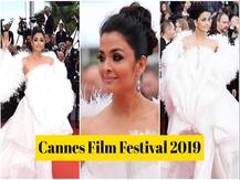 Cannes 2019: रेड कार्पेट पर दूसरे दिन सफेद गाउन पहनकर पहुंची ऐश्वर्या ने जीता दिल, देखें तस्वीरें