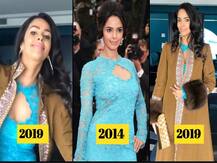 Cannes 2019 में 2014 की आउटफिट पहनकर पहुंची मल्लिका शेरावत? तस्वीरें हो रही वायरल