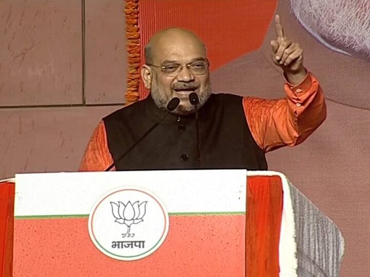 BJP Chief Amit Shah Speech at Party Headquarters लोकसभा चुनाव में विजय के बाद बोले अमित शाह- 'टुकड़े टुकड़े गैंग' की विचारधारा के खिलाफ राष्ट्रवाद की जीत