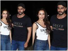 VIDEO: अर्जुन कपूर के साथ फिल्म देखने पहुंचीं मलाइका अरोड़ा, साथ में थी बहन जाह्नवी कपूर