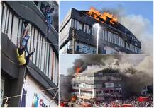 सूरत अग्निकांड की दिल दहला देने वाली तस्वीरें, बच्चों ने जान बचाने लिए चौथी मंजिल से लगाई छलांग