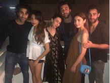 रणबीर कपूर और करिश्मा कपूर के साथ पार्टी करती दिखी आलिया भट्ट, साथ में थे रणबीर कपूर के दो भाई