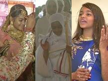 सिंपल लाइफ जीने के लिए इस 12 साल की बच्ची ने ली जैन दीक्षा, देखें तस्वीरें