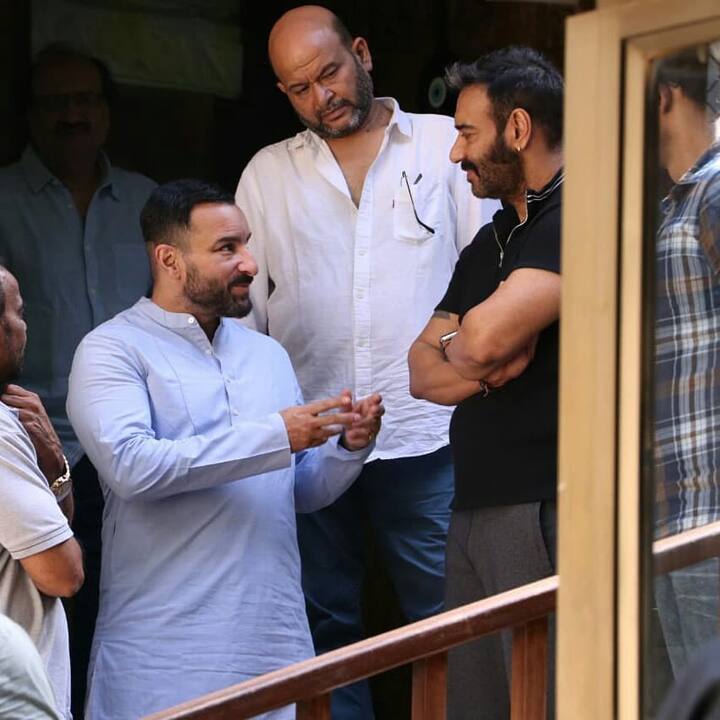 आपको बता दें कि सैफ अली खान और अजय देवगन ने सुपर हिट फिल्म कच्चे धागे में एक साथ काम किया था. (तस्वीर: मानव मंगलानी)