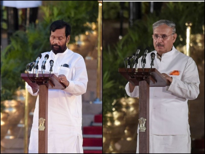 Ram Vilas Paswan, Rao Indrajeet Singh did not take oath in the name of God मोदी कैबिनेट: राम विलास पासवान सहित इन 4 मंत्रियों ने नहीं ली 'ईश्वर' के नाम की शपथ
