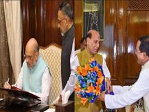 गृह मंत्री अमित शाह, रक्षा मंत्री राजनाथ सिंह ने संभाला अपने मंत्रालय का कार्यभार