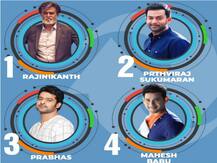 साउथ इंडियन एक्टर्स में सबसे आगे हैं रजनीकांत, आंकड़ों में हुआ खुलासा