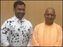 अखिलेश यादव से चुनाव हार गए थे निरहुआ, आज आदित्यनाथ से की मुलाकात, सवालों पर साधी चुप्पी