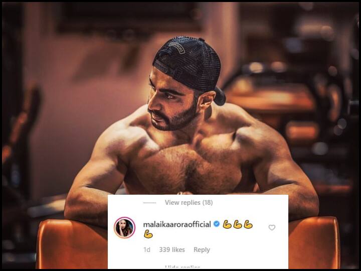अर्जुन कपूर की शर्टलेस तस्वीर देख खुद को रोक नहीं पाईं मलाइका, देखिए क्या कमेंट किया