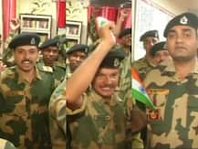 मैच से पहले BSF के जवानों ने तिरंगा लहराकर किया भारतीय टीम का समर्थन, देखें तस्वीरें