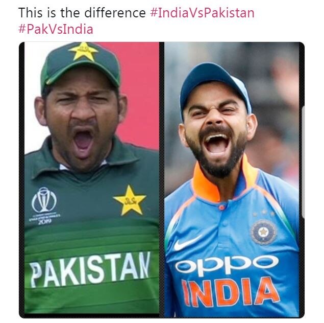 सोशल मीडिया पर भारतीय कप्तान विराट कोहली के जोश और सरफराज की उबासी पर भी मीम बने.