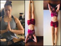 International Yoga Day: छोटे से लेकर बड़े पर्दे तक सेलेब्स ने किया योग, सामने आईं तस्वीरें