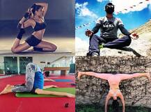 सोशल मीडिया पर छाया योग दिवस, सेलेब्स ने पोस्ट की ये तस्वीरें, देखें