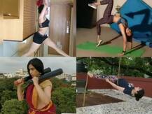 बॉलीवुड एक्ट्रेस अदा शर्मा ने इस खास अंदाज में मनाया योग दिवस, देखें तस्वीरें