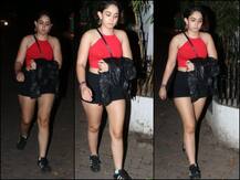 देर रात इस अंदाज़ में नज़र आईं आमिर खान की बेटी इरा, काली और लाल ड्रेस में दिखीं कमाल