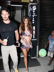 दिशा पाटनी के साथ डिनर डेट के बाद स्पॉट हुए टाइगर श्रॉफ, यहां देखिए तस्वीरें