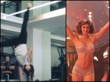 दिशा पाटनी ने एक हाथ से किया ये शानदार स्टंट, खूब वायरल हो रहा VIDEO