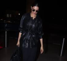 एयरपोर्ट पर All Black लुक में नजर आईं दीपिका पादुकोण, सामने आईं तस्वीरें