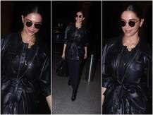 एयरपोर्ट पर All Black लुक में नजर आईं दीपिका पादुकोण, सामने आईं तस्वीरें
