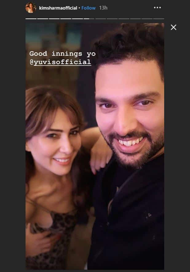 In Pics: युवराज सिंह ने रिटायरमेंट पार्टी में एक्स गर्लफ्रेंड किम शर्मा के साथ की मस्ती, ऐसा था पत्नी हेजल का रिएक्शन