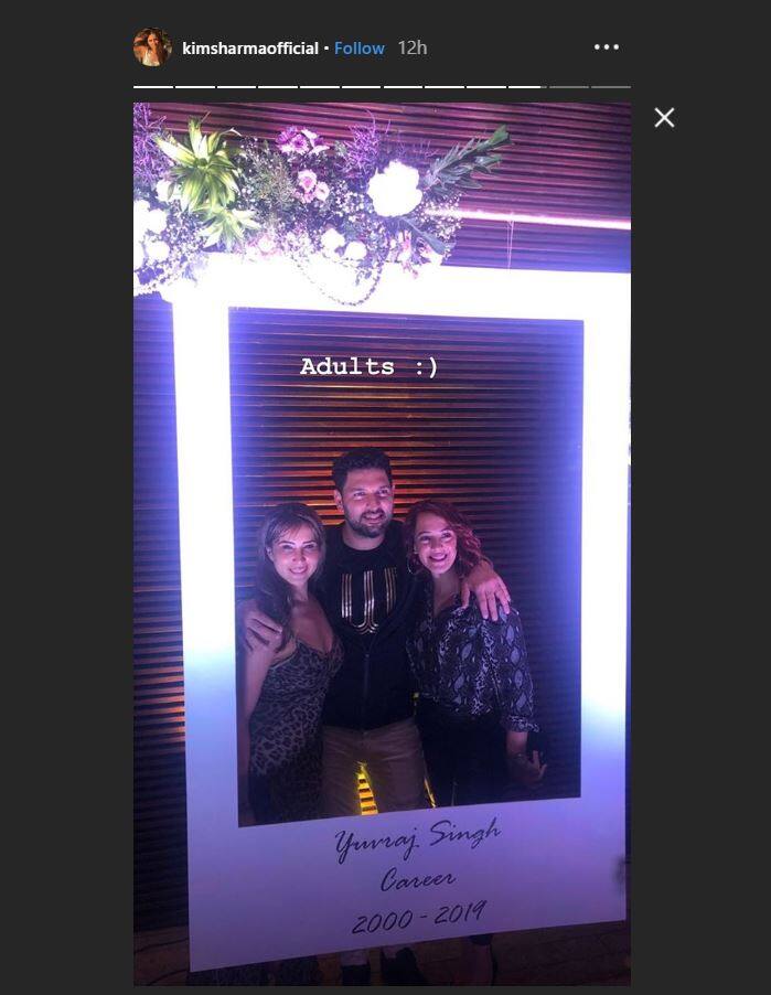 In Pics: युवराज सिंह ने रिटायरमेंट पार्टी में एक्स गर्लफ्रेंड किम शर्मा के साथ की मस्ती, ऐसा था पत्नी हेजल का रिएक्शन