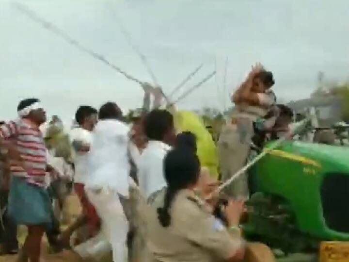 Woman forest dept official assaulted in Telangana TRS MLA brother arrested महिला अधिकारी की पिटाई का VIDEO वायरल होने पर एक्शन में आए CM, टीआरएस MLA का भाई गिरफ्तार