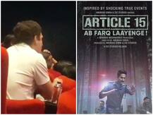 आयुष्मान खुराना की \'आर्टिकल 15\' देखने पहुंचे राहुल गांधी का वीडियो हो रहा वायरल